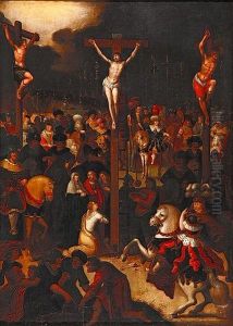 La Crucifixion by Louis de Caullery