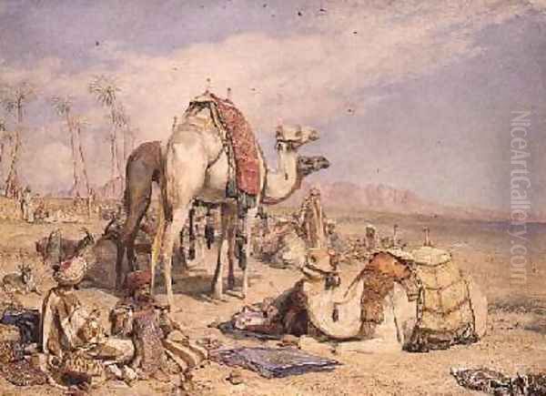 A Halt in the Desert 2 by John Frederick Lewis