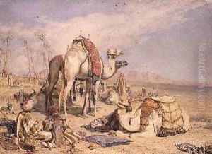 A Halt in the Desert 2 by John Frederick Lewis