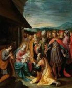 Adoration Of The Kings by Louis de Caullery