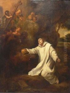 De Boullogne < St Bruno Dans Le Desert > by Louis de Caullery
