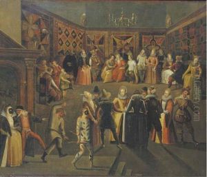 A Masked Ball by Louis de Caullery
