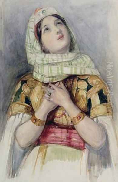 A Young Lady in Turkish Dress - view 1