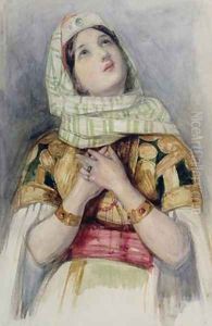 A Young Lady in Turkish Dress