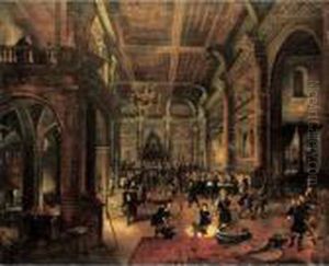 Balthasar's Feast by Louis de Caullery