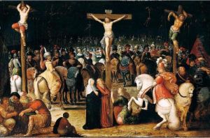 The Crucifixion by Louis de Caullery
