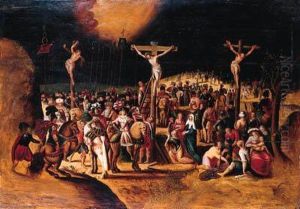 The Crucifixion by Louis de Caullery