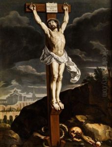 Christus Am Kreuz by Philippe de Champaigne