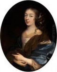 Portrait De Femme A La Draperie Bleue Portrait De Femme A La Draperie Bleue