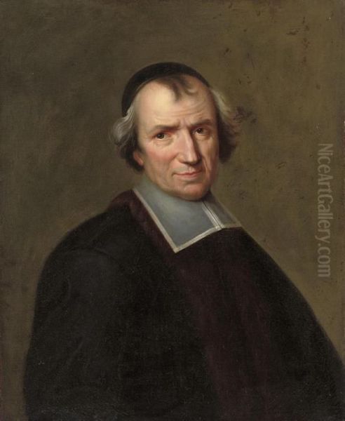 Portrait Of A Cleric, Bust-length, In Black - view 1
