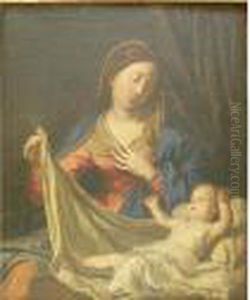Vierge A L Enfant by Philippe de Champaigne
