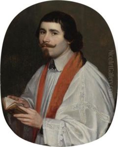 Portrait Of A Cleric by Philippe de Champaigne