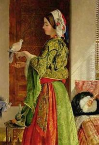 Caged Doves by John Frederick Lewis