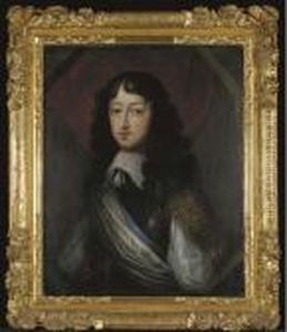 Portrait De Philippe De France, Duc D'orleans, Frere De Louisxiv by Philippe de Champaigne