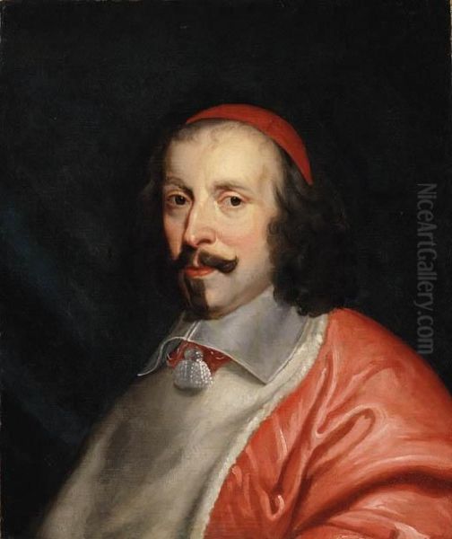 Portrait Of Cardinal Richlieu, Bust-length, In Clericalcostume - view 1