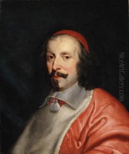 Portrait Of Cardinal Richlieu, Bust-length, In Clericalcostume