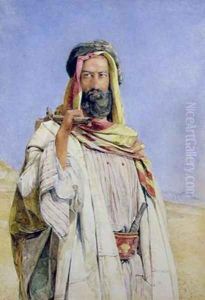 A Syrian Shaykh 1856 by John Frederick Lewis