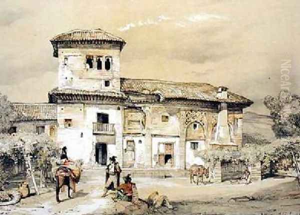 Casa de Frascito Sanchez an Old House in the Alhambra by John Frederick Lewis
