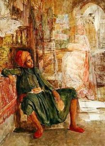 Ebdul Hadi A Portrait Study by John Frederick Lewis