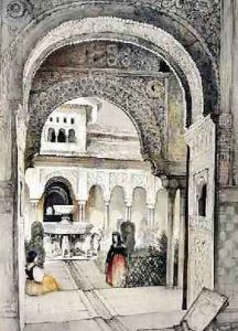 The Fountain of the Lions 2 by John Frederick Lewis