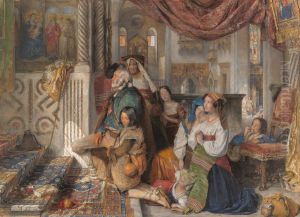 Roman Pilgrims by John Frederick Lewis