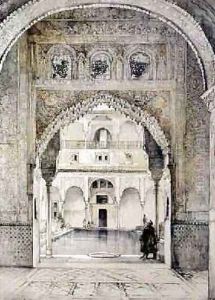 Door of the Hall of Ambassadors by John Frederick Lewis