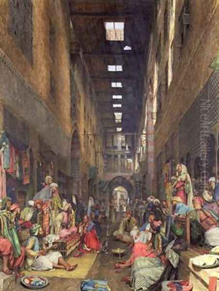 The Cairo Bazaar - view 1