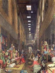 The Cairo Bazaar by John Frederick Lewis
