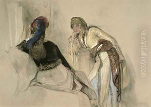 Two Women at Brussa - view 1