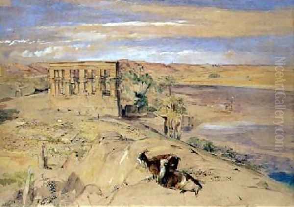 The Hypaethral Temple at Philae - view 1