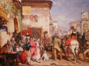 Spanish Fiesta by John Frederick Lewis