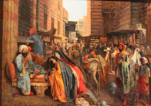 The Street and Mosque of the Ghooreyah Cairo - view 1
