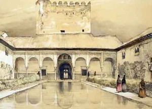 Court of the Myrtles 2 by John Frederick Lewis