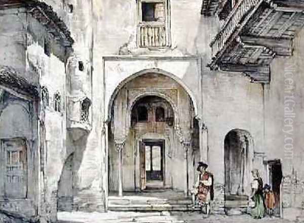 The Entrance to the Mosque - view 1