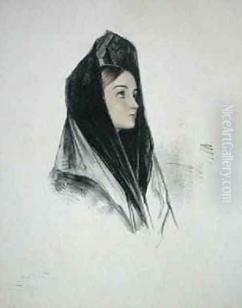 Girl in a Mantilla Seville - view 1
