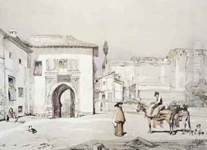 Gate of the Vine Puerta del Vino by John Frederick Lewis