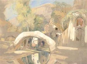 In Amalfi, Italy by John Frederick Lewis
