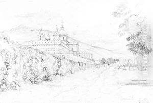 San Lorenzo de El Escorial, Spain by John Frederick Lewis