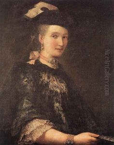 Portrait of a Lady by Alessandro Longhi