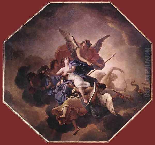 The Triumph of Faith 1658-60 by Charles Le Brun