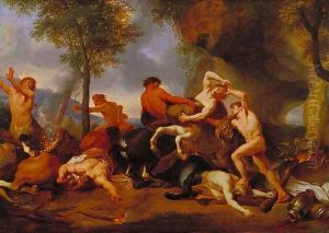 Hercules Slaying the Centaurs by Charles Le Brun