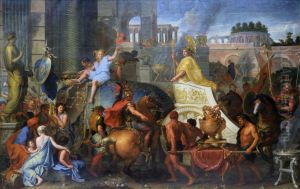Entry of Alexander into Babylon c. 1664 by Charles Le Brun