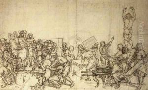 Louis XIV Visiting the Gobelins Factory by Charles Le Brun