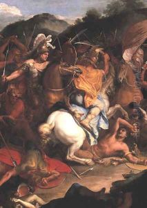 The Passage of the Granicus (detail)