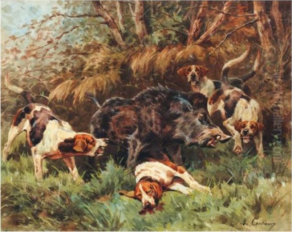 Les Chiens Et Le Sanglier - view 1
