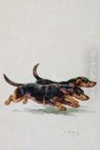 Deuxbassets Noir Et Feu by Charles Fernand de Condamy