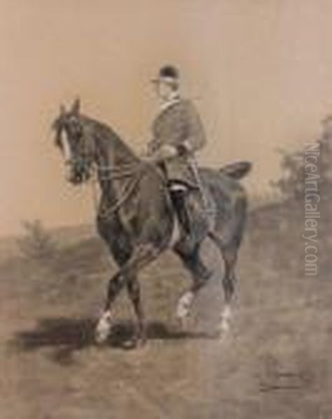 Veneur A Cheval - view 1