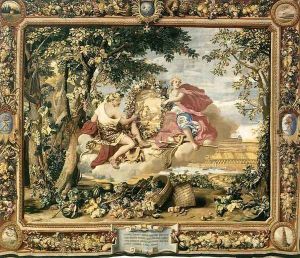 The Seasons- Autumn 1664 by Charles Le Brun