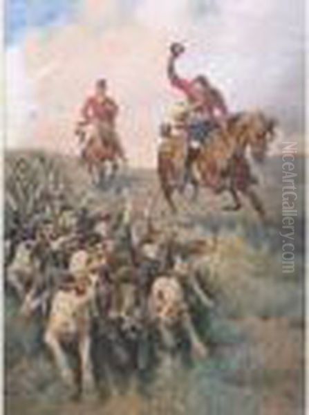 Chasse A Courre - 1896 - view 1