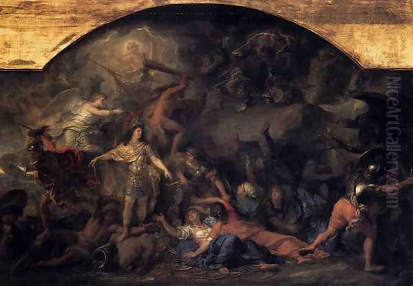 The Conquest of Franche-Comte c. 1674 - view 1